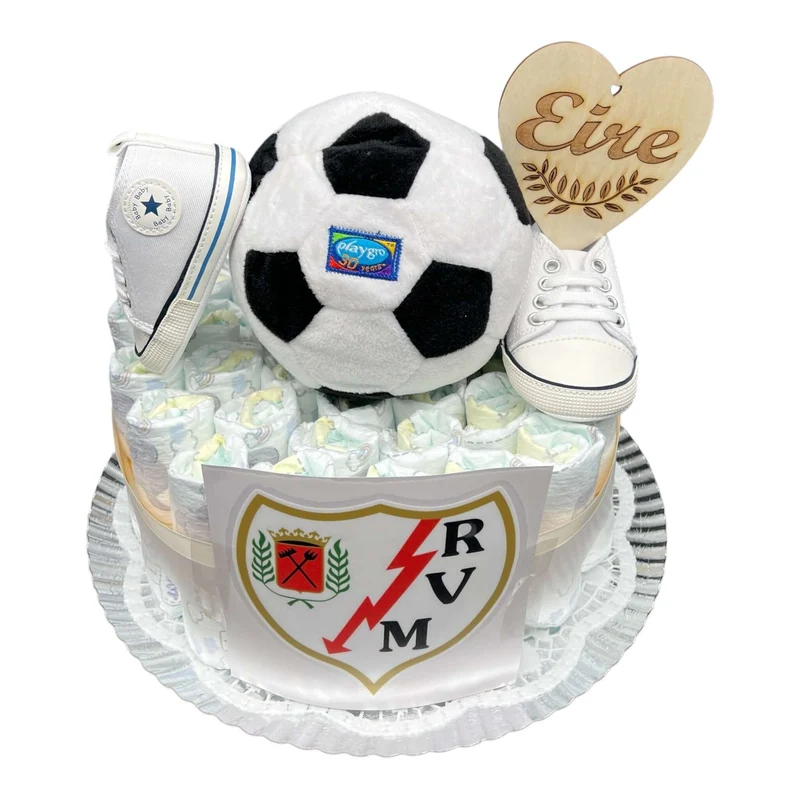 Tarta de pañales Rayo Vallecano