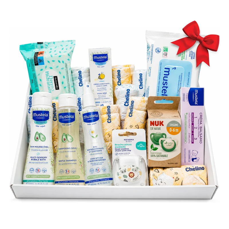 Canastilla Completa de Productos para el Cuidado del Bebé