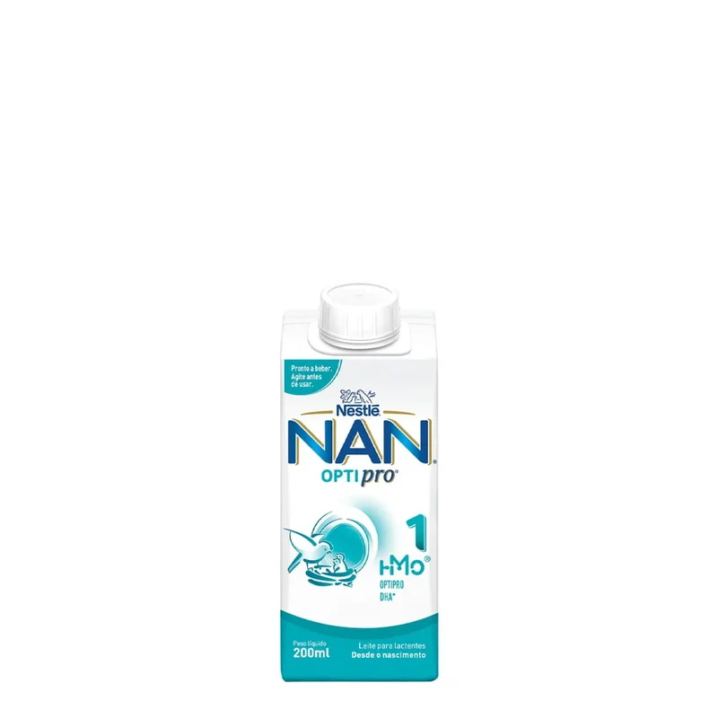 Leche de Fórmula para bebé Nestlé NAN Optipro 1 leche en brick 200 ml