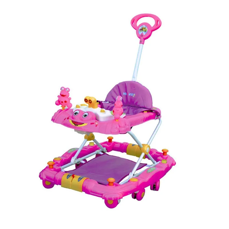 caminador paseador mecedora rosado marca mattina