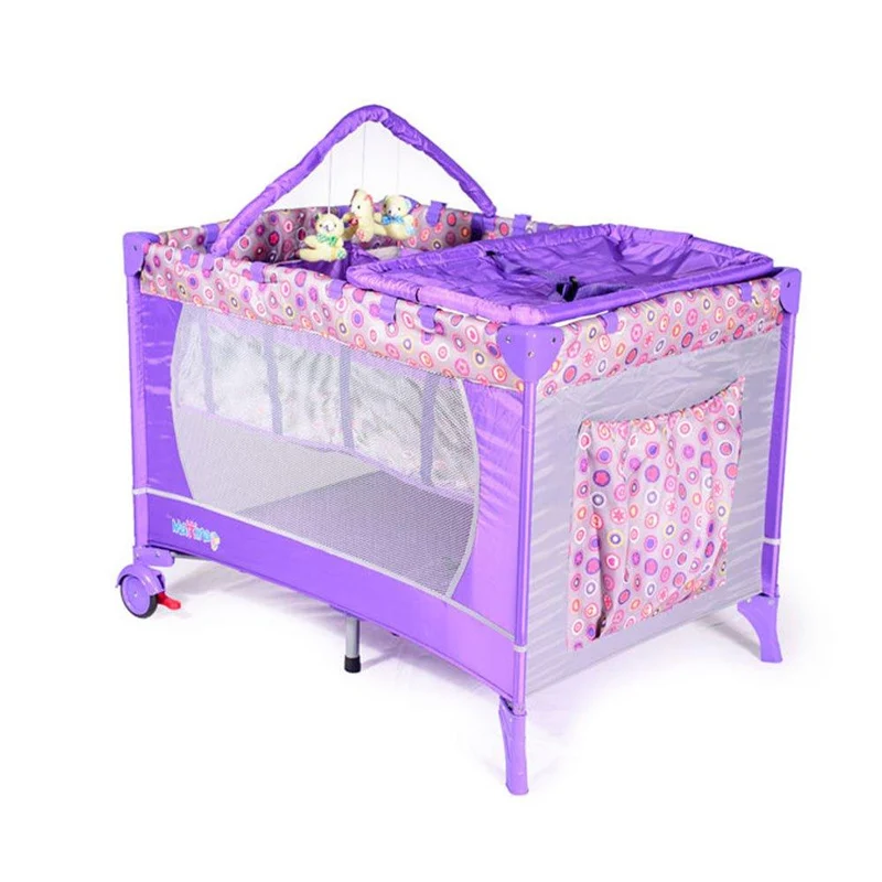 corral baby morado marca mattina