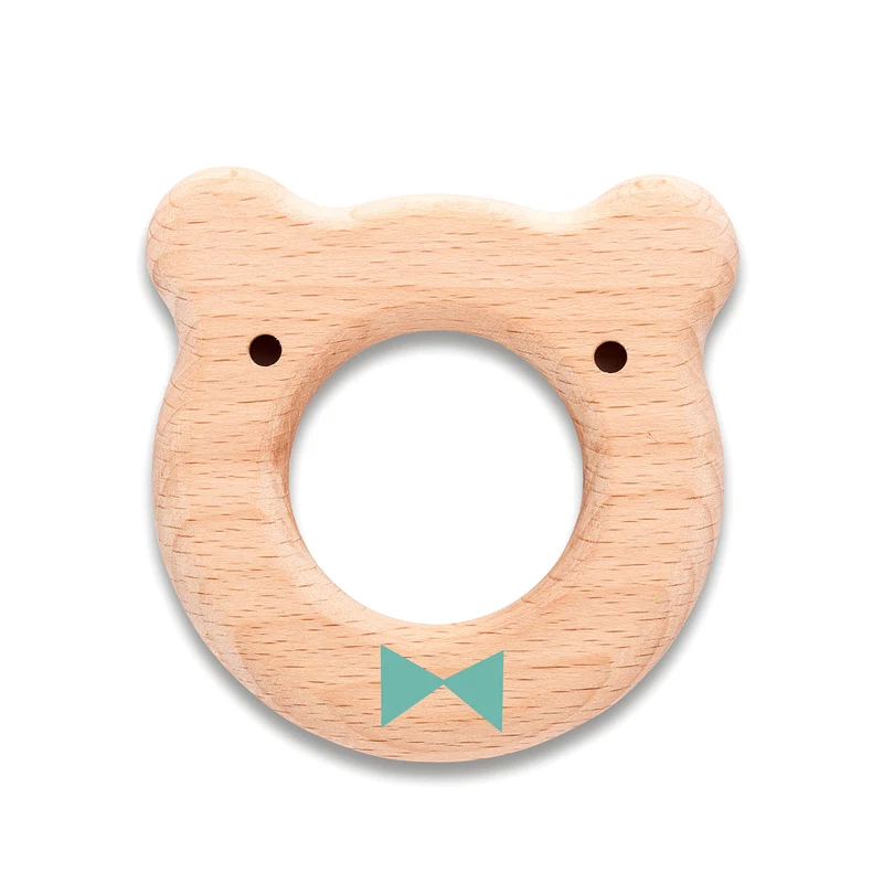 Mordedor de Madera Oso +4m Azul Meaningful