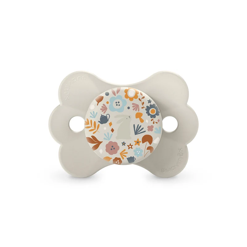 Chupete Wonder Butterfly Beige con Tetina Fisiológica Sx Pro de Silicona 6/18 meses