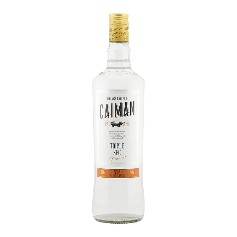 Licor de Taronja Triple Caimán Seco (botella cilíndrica)