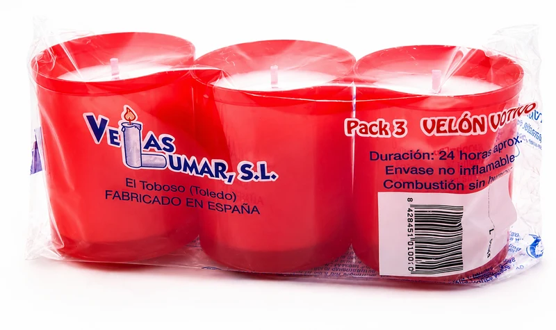 Velon pequeño rojo Luminun p3