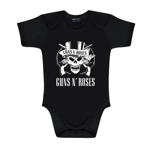 Body negro bebé Guns and Roses