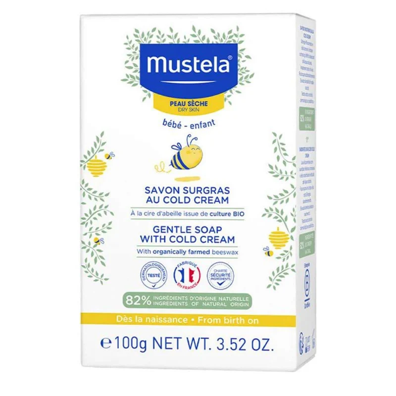 Jabón Sobregraso Cold Cream MUSTELA Nutriprotector 100 g