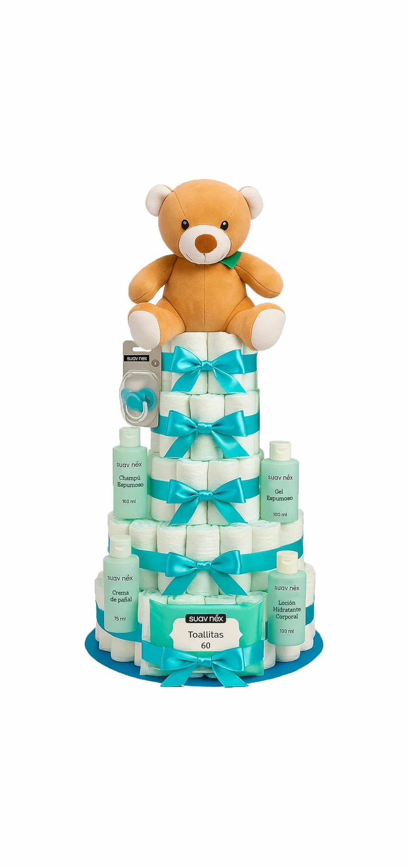 Tarta de pañales Suavinex Magnum XXL