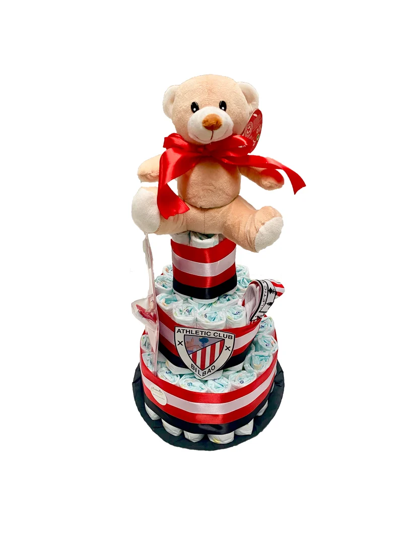 Tarta de pañales Athletic de Bilbao