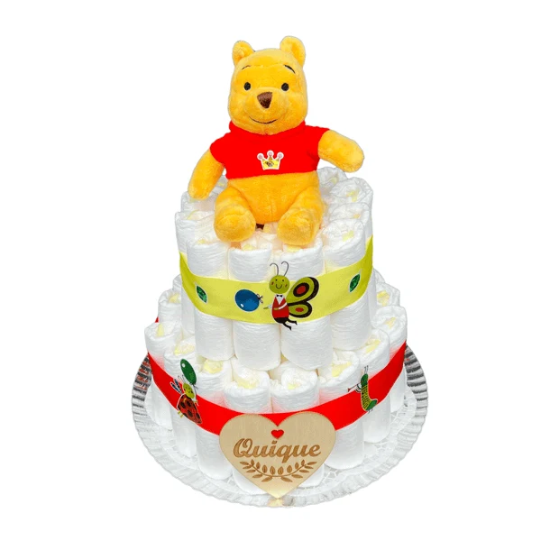 Tarta de pañales Winnie the Pooh