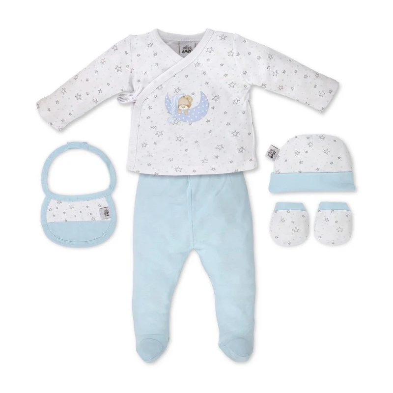 SET REGALO 5 PIEZAS ALGODÓN SLEEP 100% BEBÉ