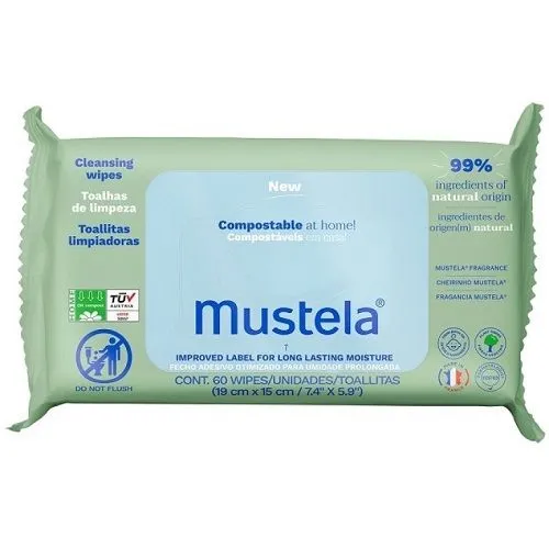 Toallitas Mustela 60 unidades Pack 3 x 60 unidades