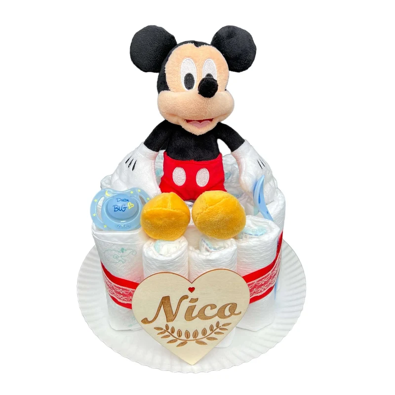 Tarta de pañales Disney mágicos sueños