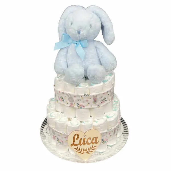 Tarta de pañales Conejito dulzón