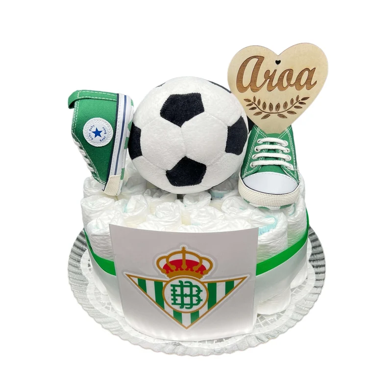 Tarta de pañales Real Betis Balompié