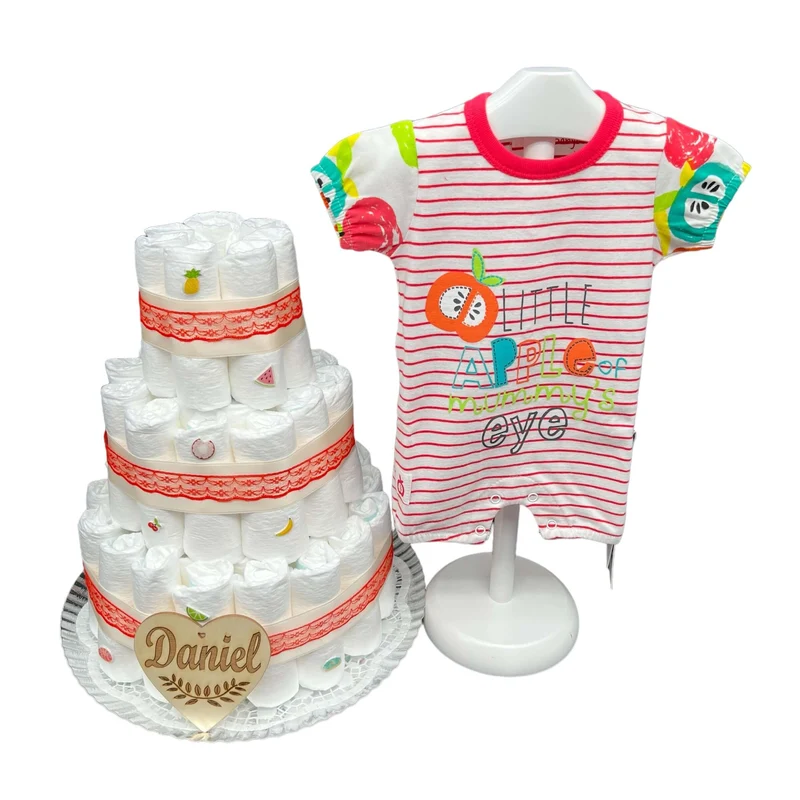 Tarta de pañales Tutti Frutti