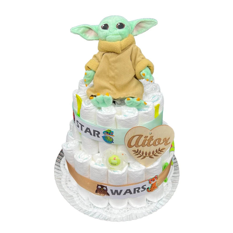 Tarta de pañales Star Wars