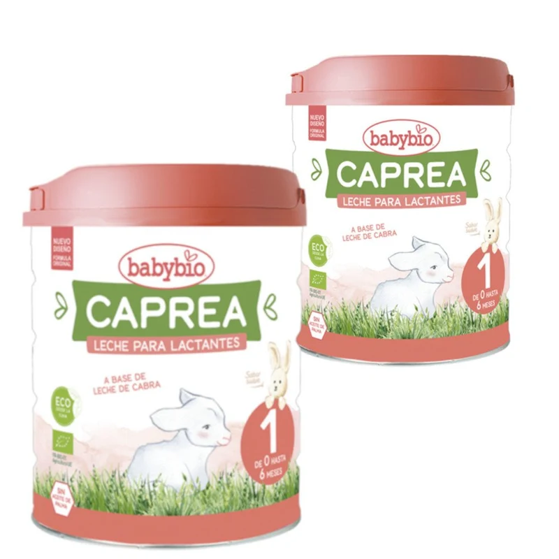 BABYBIO Caprea 1 Leche de Cabra de Inicio BIO 0-6m DUPLO 2x800g ES