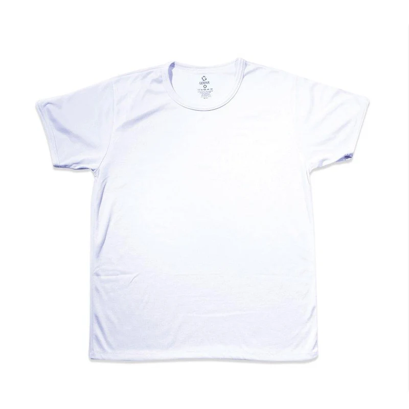camiseta cuello redondo tela rib blanco marca mi puppa