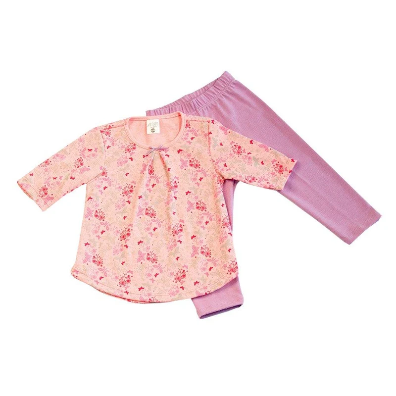 conjunto bebe nina leggins manga 3 4 marca mi puppa