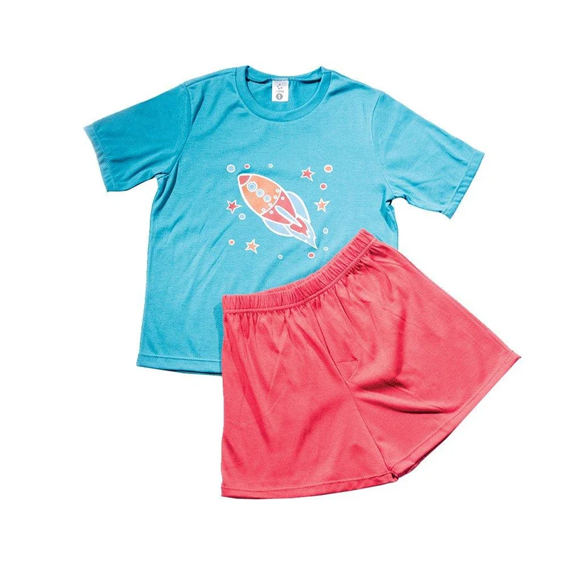 pijama nino fondo entero manga corta short marca mi puppa