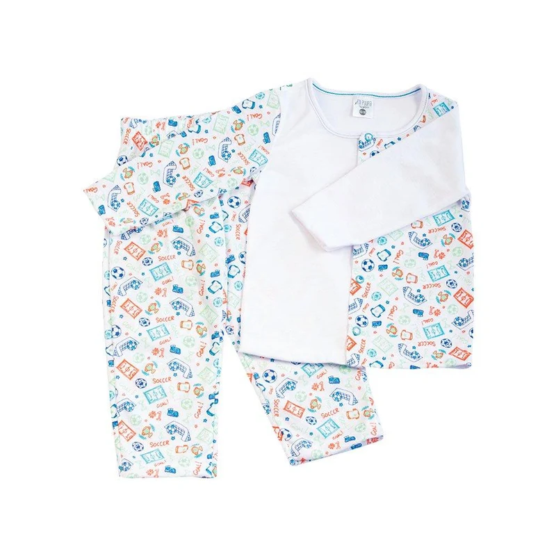 pijama bebe manga larga broches pantalon marca mi puppa