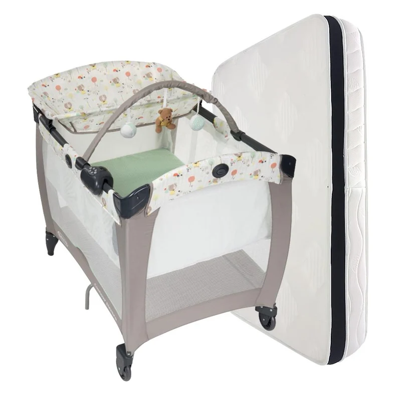 combo cuna corral pnp contour coco graco colchon para corral y cuna con pillow top