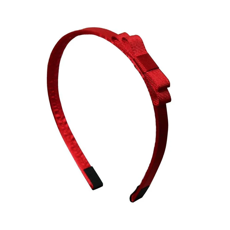 diadema roja en satin