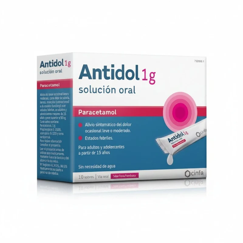 Antidol 1g Solución Oral 10 Sobres