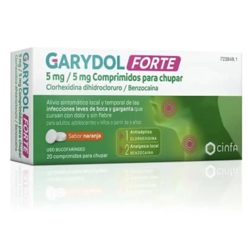 Garydik Forte 5mg 20 Comprimidos para Chupar