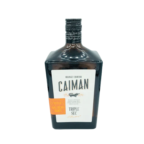 Licor de Naranaja Triple Caimán Seco (botella cuadrada)
