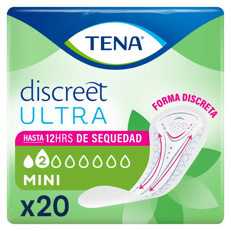 Compresa discreet mini ultra Tena 20u