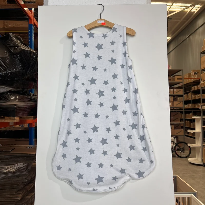 Saco de Dormir Algodón 0-6 Meses Gris - OUTLET
