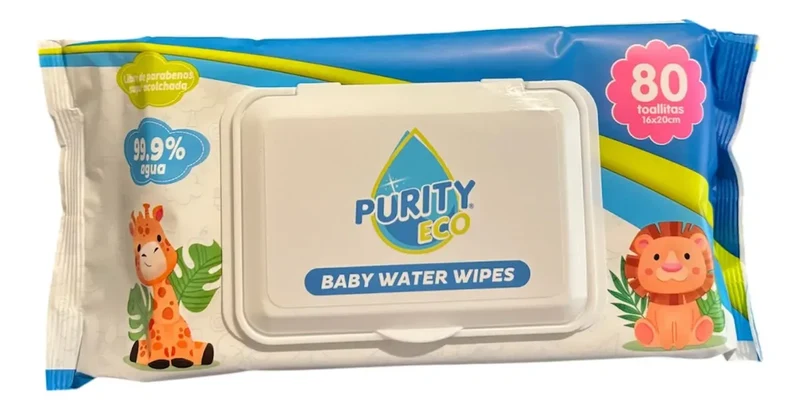 Toallitas Húmedas Hipoalergénicas Waterwipes 80u Purity Eco