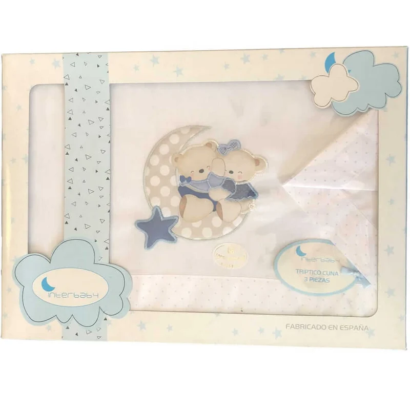 Conjunto sábanas cunita Ositos amorosos