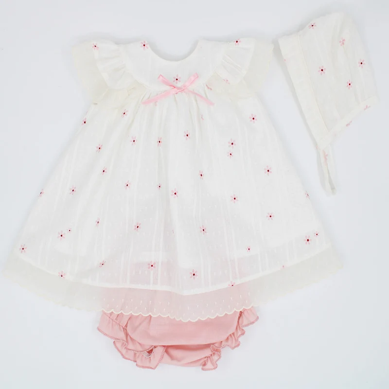 Vestido bebé verano flores del campo