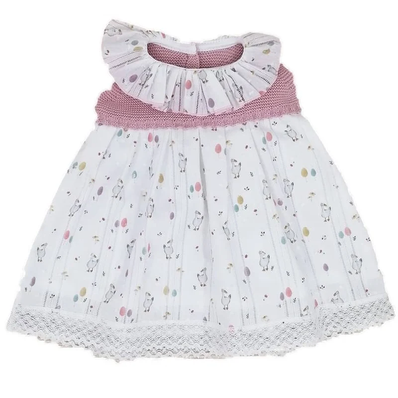 Vestido niña verano Patitos del parque