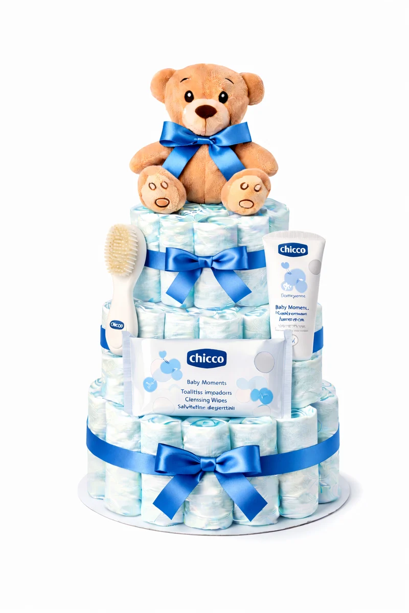 Tarta de pañales complementos CHICCO