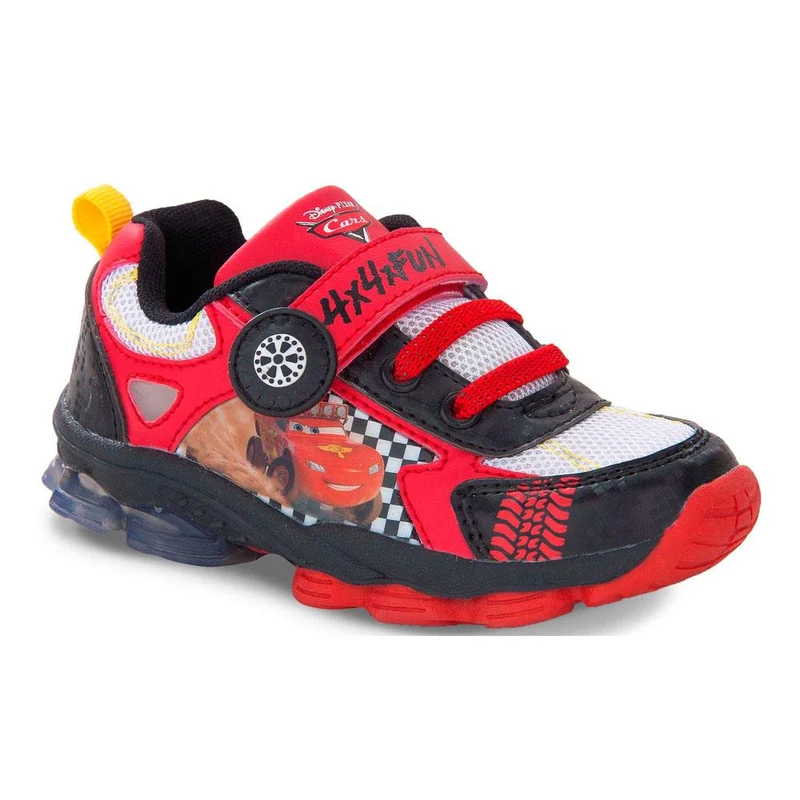 tenis flags negro rojo talla 26