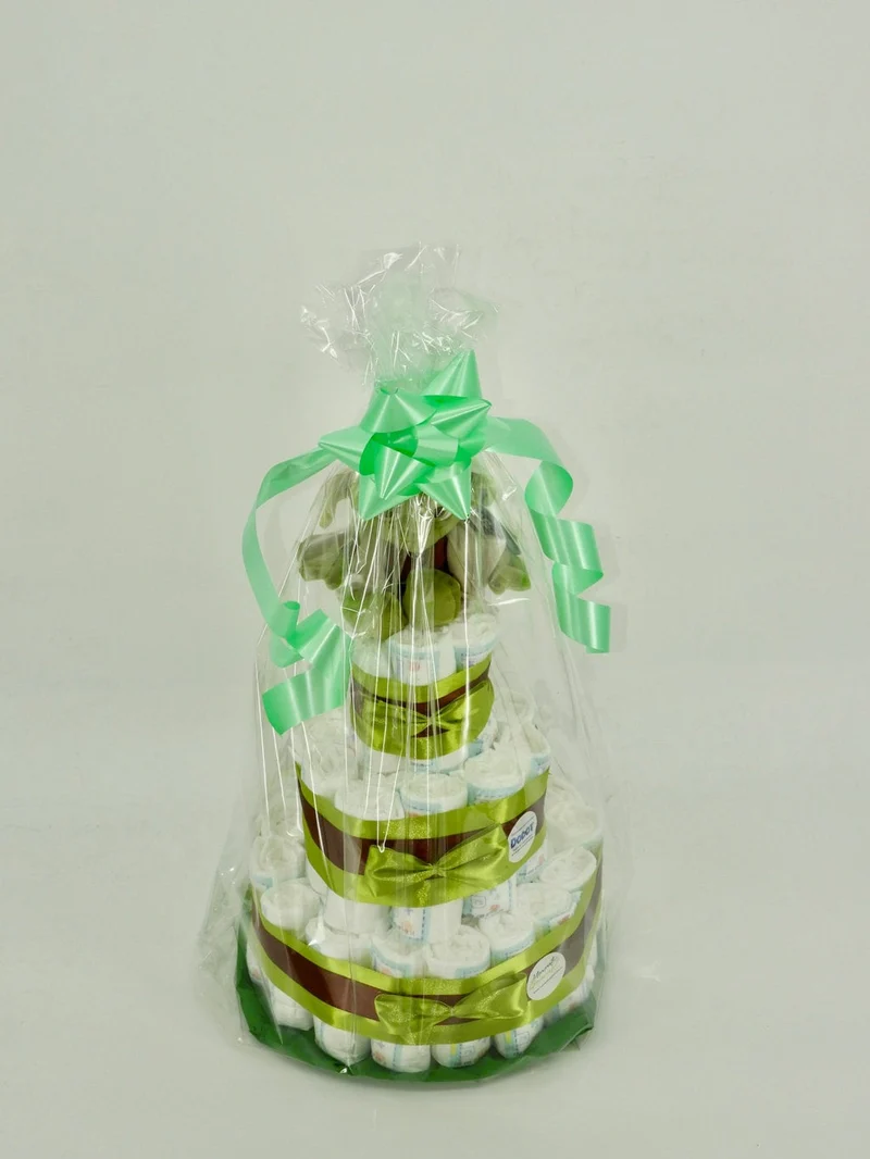 Tarta de pañales StarWars Yoda