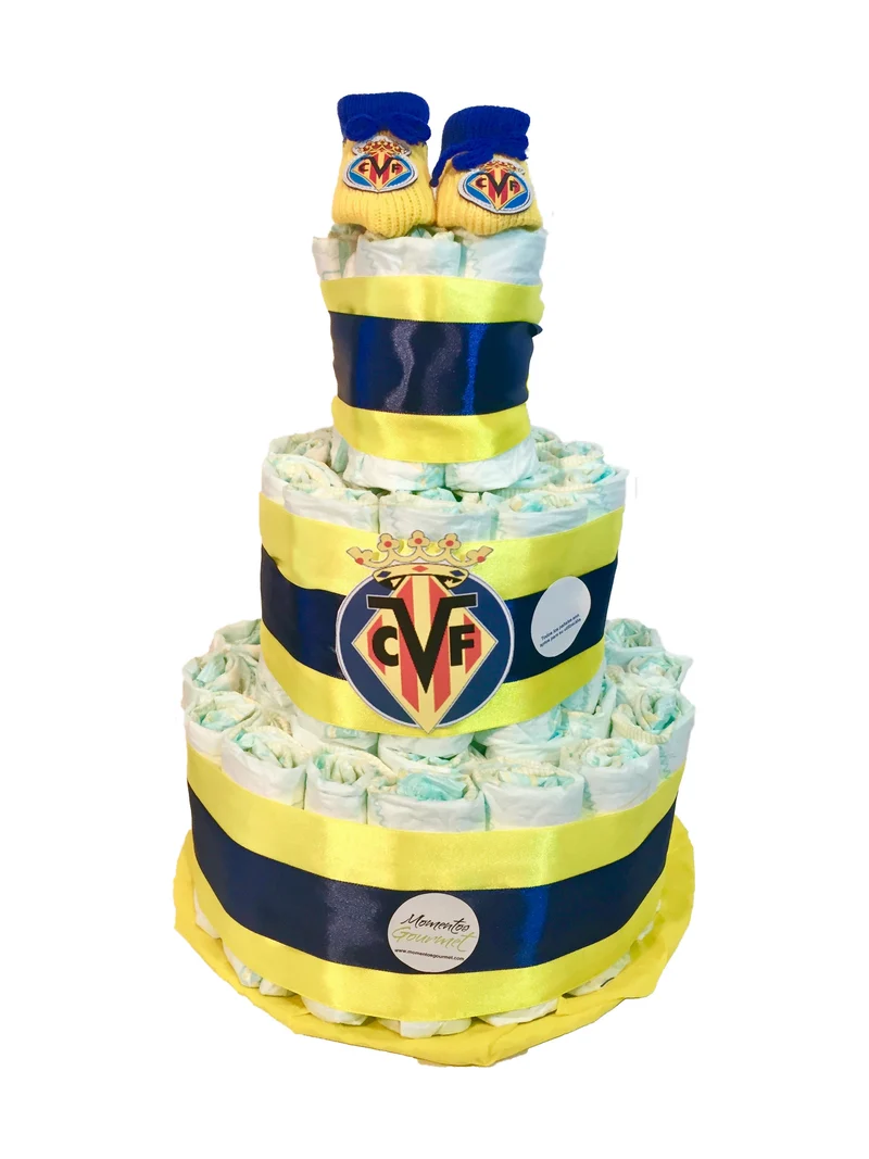 Tarta de pañales Villarreal CF
