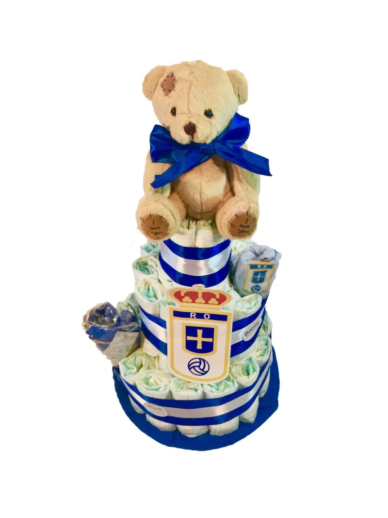 Tarta de pañales Real Oviedo