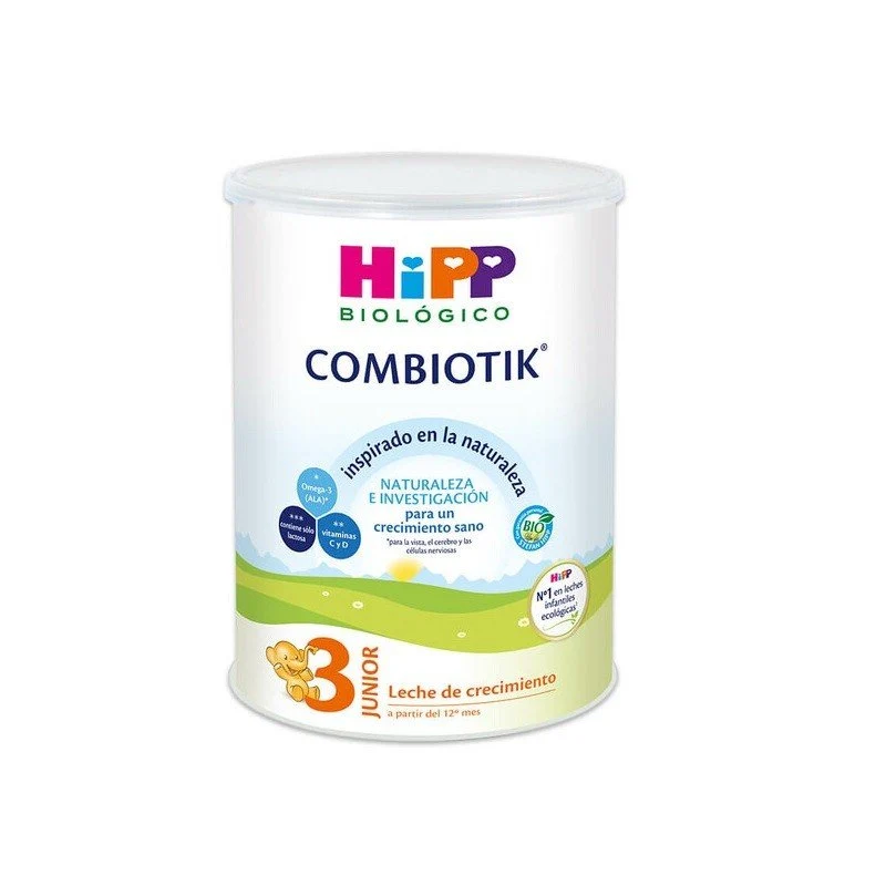 HIPP COMBIOTIK 3 Leche de Crecimiento Ecológica 800gr