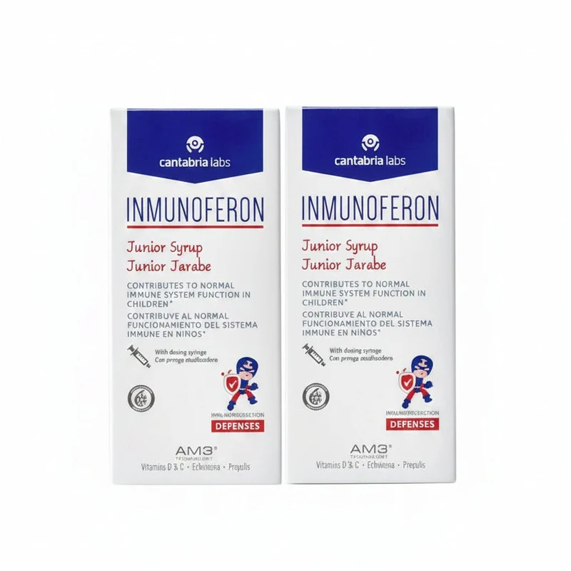 INMUNOFERON Junior Jarabe DUPLO 2x150ml (C3 2026)