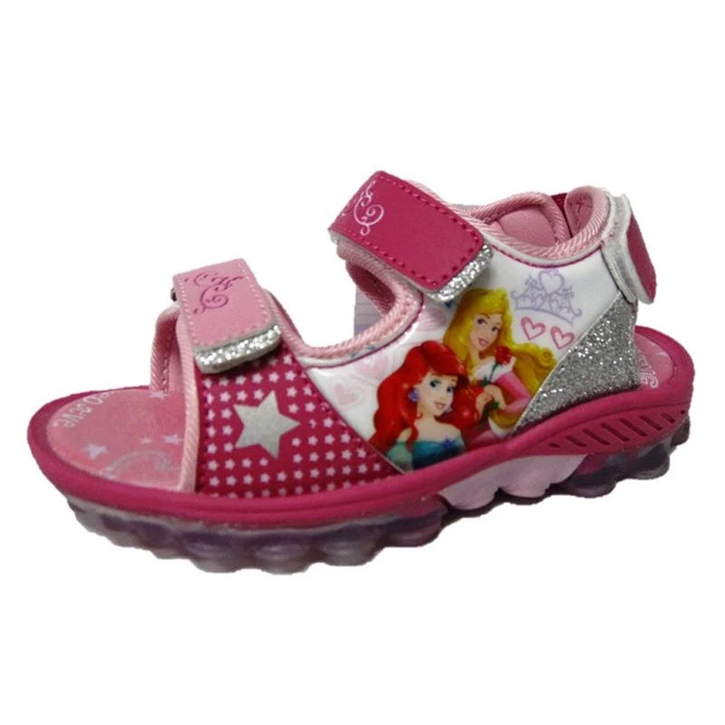 sandalias princesas glitter fucsiar