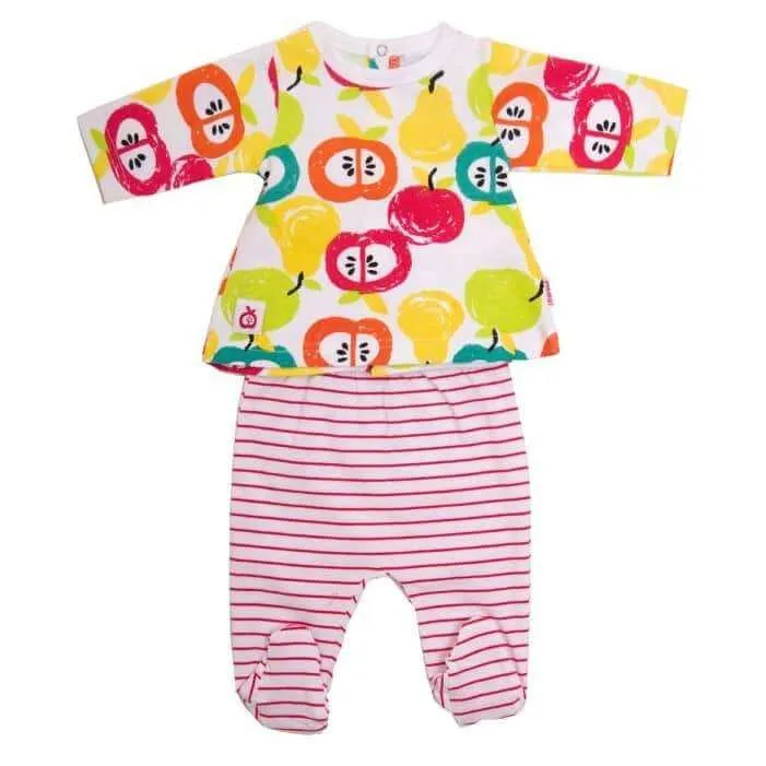 Conjunto bebé niña Frutas tropicales