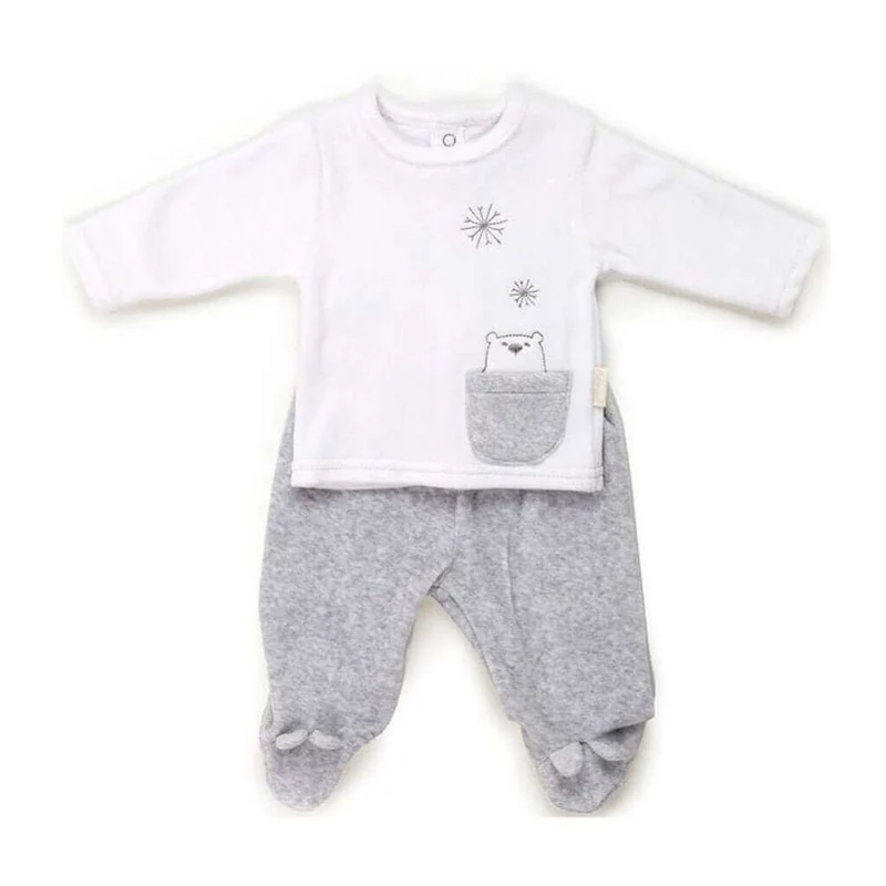Primera puesta bebé niño Copos de nieve