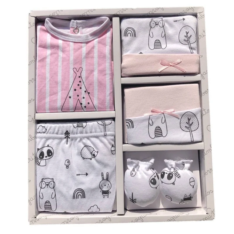 Set primera puesta para canastilla Animalitos