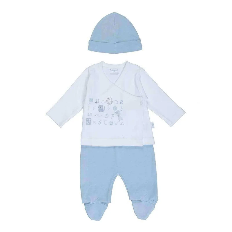 Conjunto bebé niño Letras Abecedario