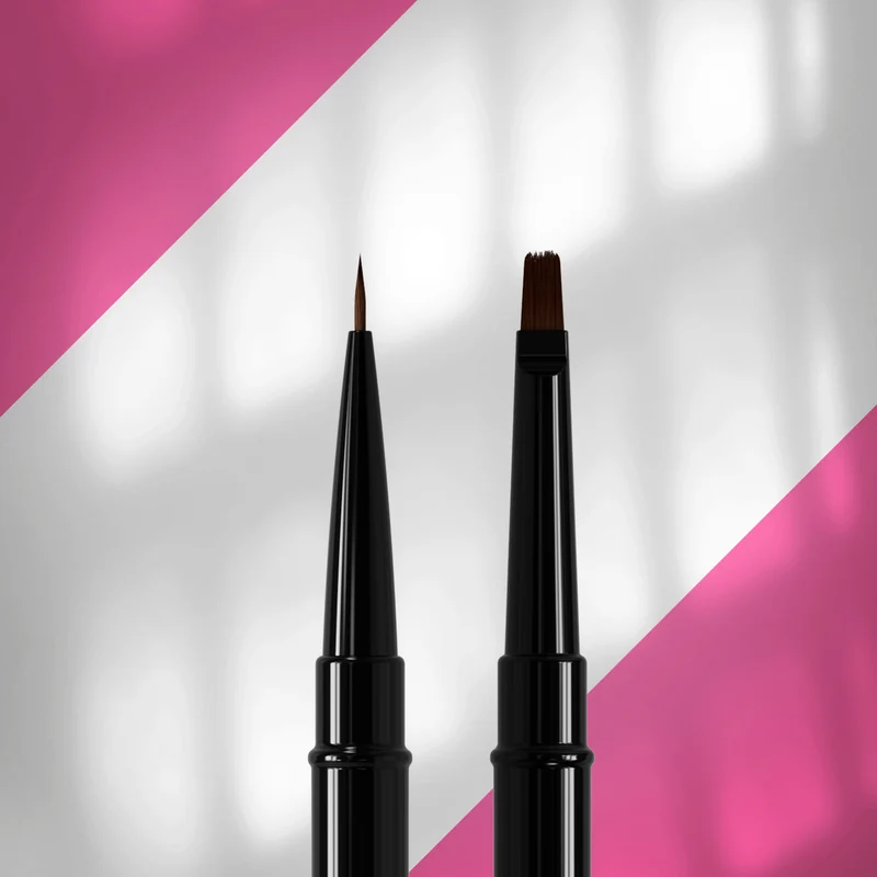 STALEKS EXPERT 01/04 Double-ended brush, liner 7 mm/for gel 7mm